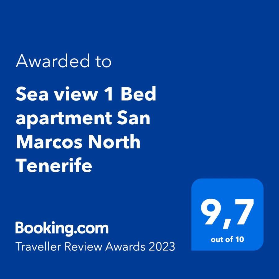 Sea View 1 Bed Studio Apartment San Marcos North Tenerife Exterior foto
